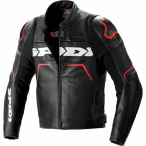 SPIDI Evorider 2 Lederjacke schwarz/rot 48 Herren