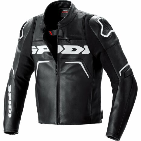 SPIDI Evorider 2 Lederjacke schwarz/weiß 50 Herren