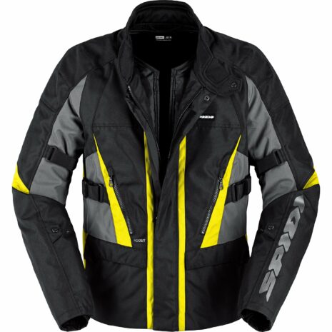 SPIDI Street Evo H2Out Textiljacke schwarz/gelb XL Herren