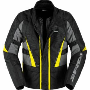 SPIDI Street Evo H2Out Textiljacke schwarz/gelb M Herren