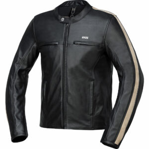 IXS Stripe Classic LD Lederjacke schwarz 48 Herren