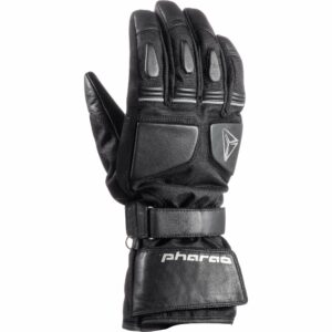 Pharao Alaska Winter Leder/Textilhandschuh lang schwarz 8 Herren