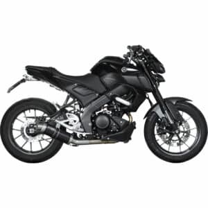 Hashiru Auspuff ST05 rund 1in1 schwarz für Yamaha MT-125 2020-