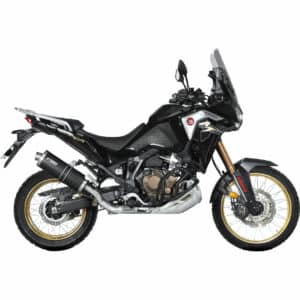 Hashiru Auspuff ST05 oval schwarz für Honda CRF 1100 Africa Twin