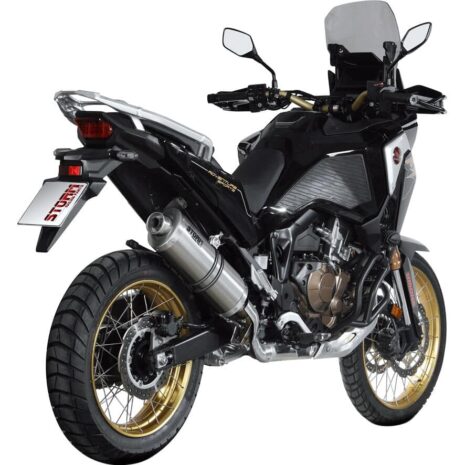 Hashiru Auspuff ST05 oval silber für Honda CRF 1100 Africa Twin