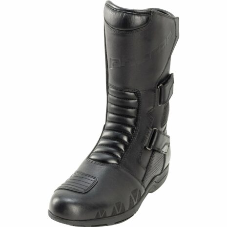 Pharao Lucania WP Motorradstiefel lang schwarz 41 Herren