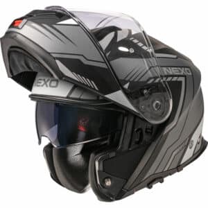 Nexo Klapphelm Comfort II silber/weiß dekor #22 M