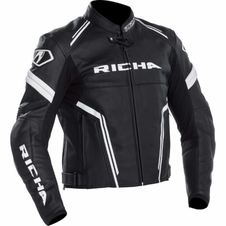 Richa Assen Lederjacke weiß 98 (50 lang) Herren