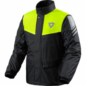 REV'IT! Nitric 3 H2O Regenjacke schwarz/neongelb XS