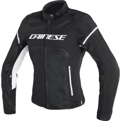 Dainese Air Frame D1 Damen Textiljacke schwarz/weiß 52 Damen