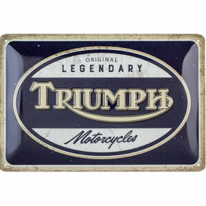 Nostalgic-Art Blechschild 20 x 30 cm Triumph - Legendary Motorcycles