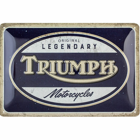 Nostalgic-Art Blechschild 20 x 30 cm Triumph - Legendary Motorcycles