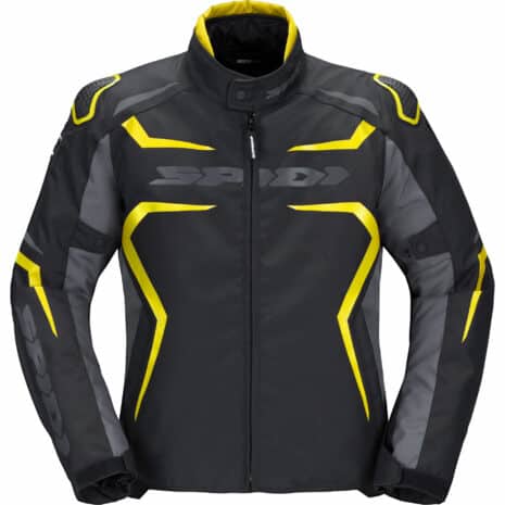 SPIDI Race-Evo H2Out Textiljacke schwarz/gelb 4XL Herren