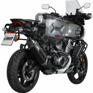 MIVV Speed Edge Auspuff HD.003.LRB schwarz für Harley Pan America