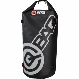 QBag Gepäckrolle wasserdicht Ocean Bag 50 Liter schwarz/grau