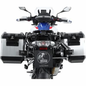 Hepco & Becker Xplorer Cutout Kofferset silber für BMW R 1250 GS