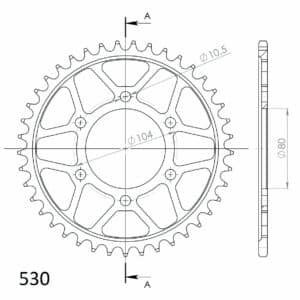 D.I.D. Kettenkit 530VX3 Niet X 16/41/110 für Kawa ZX-9 R 1998-2001