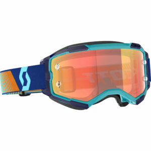 Scott Fury Crossbrille royal blau/orange/orange verchromt