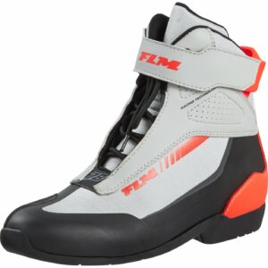 FLM Traction Damen Motorradschnürstiefel kurz grau 38 Damen