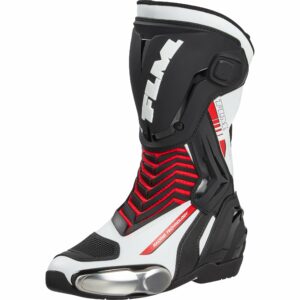 FLM Mandalika Damen Motorradstiefel lang rot 41 Damen