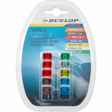 Dunlop Mini-Flachsicherungen 10-teilig 7